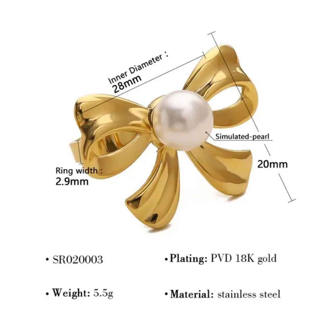 A Pearl Of Bow Ring - Image 6