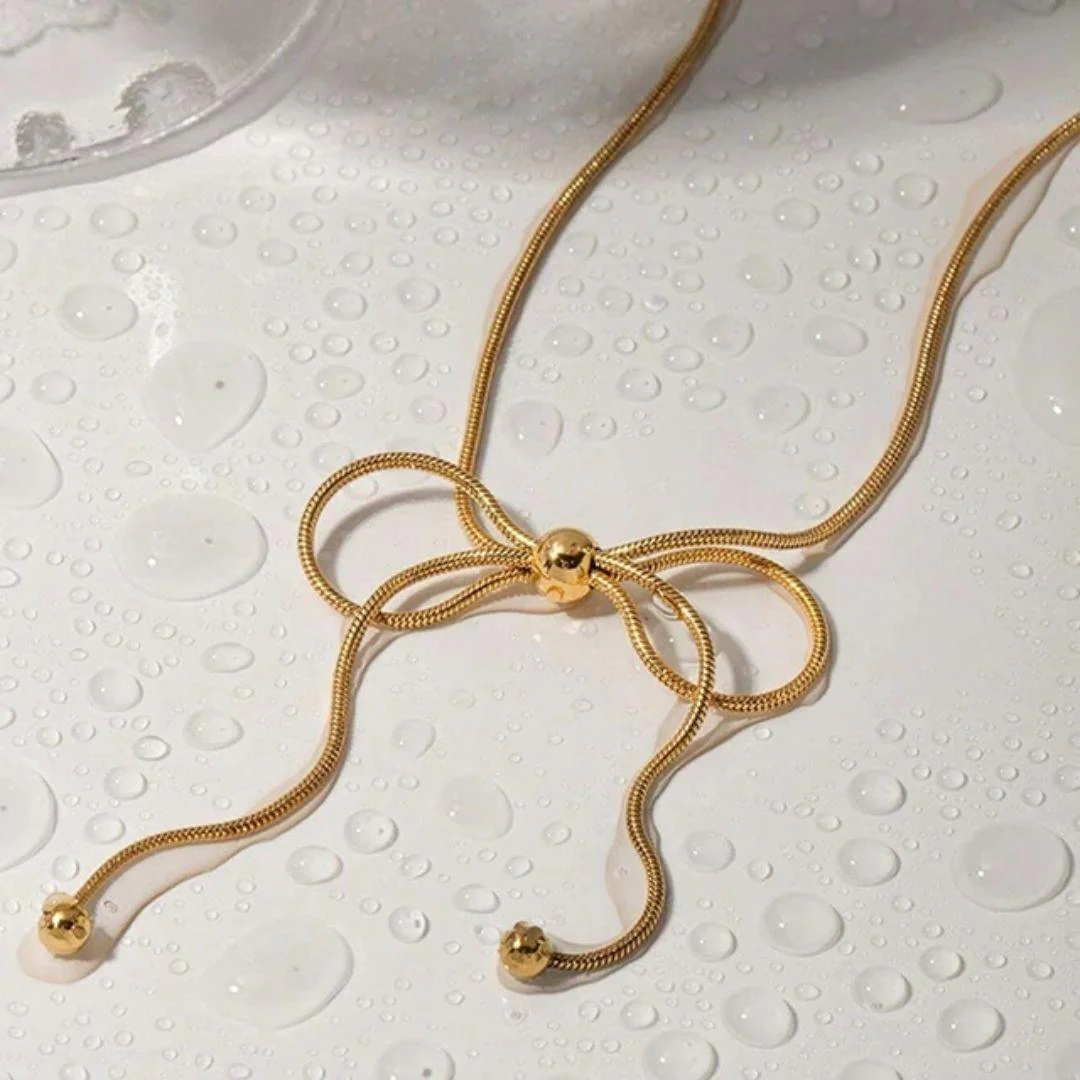 At The 11th Hour  bow Neckpiece - Image 3