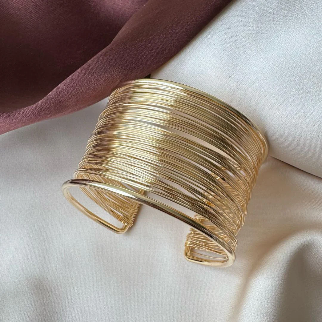 Aurelia Coil Cuff Bracelet - Image 3