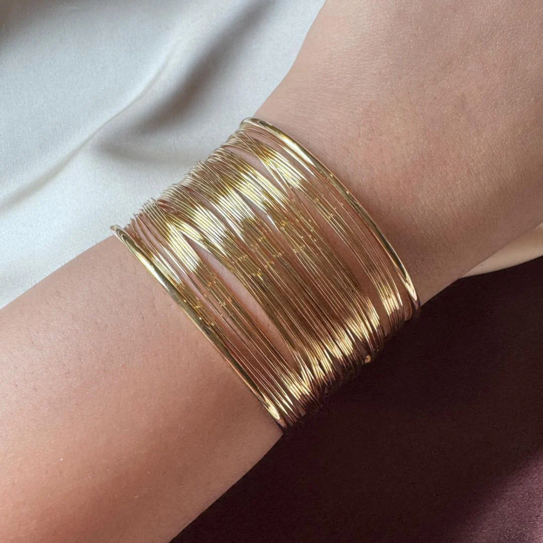 Aurelia Coil Cuff Bracelet - Image 4