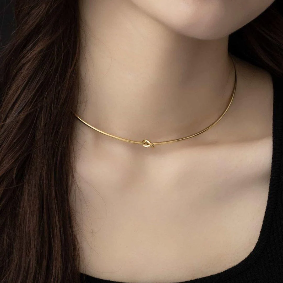 Knot Statement Neckpiece And Bracelet - Image 10