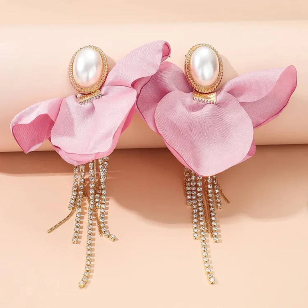 Blossom Tassel Earrings - Image 2
