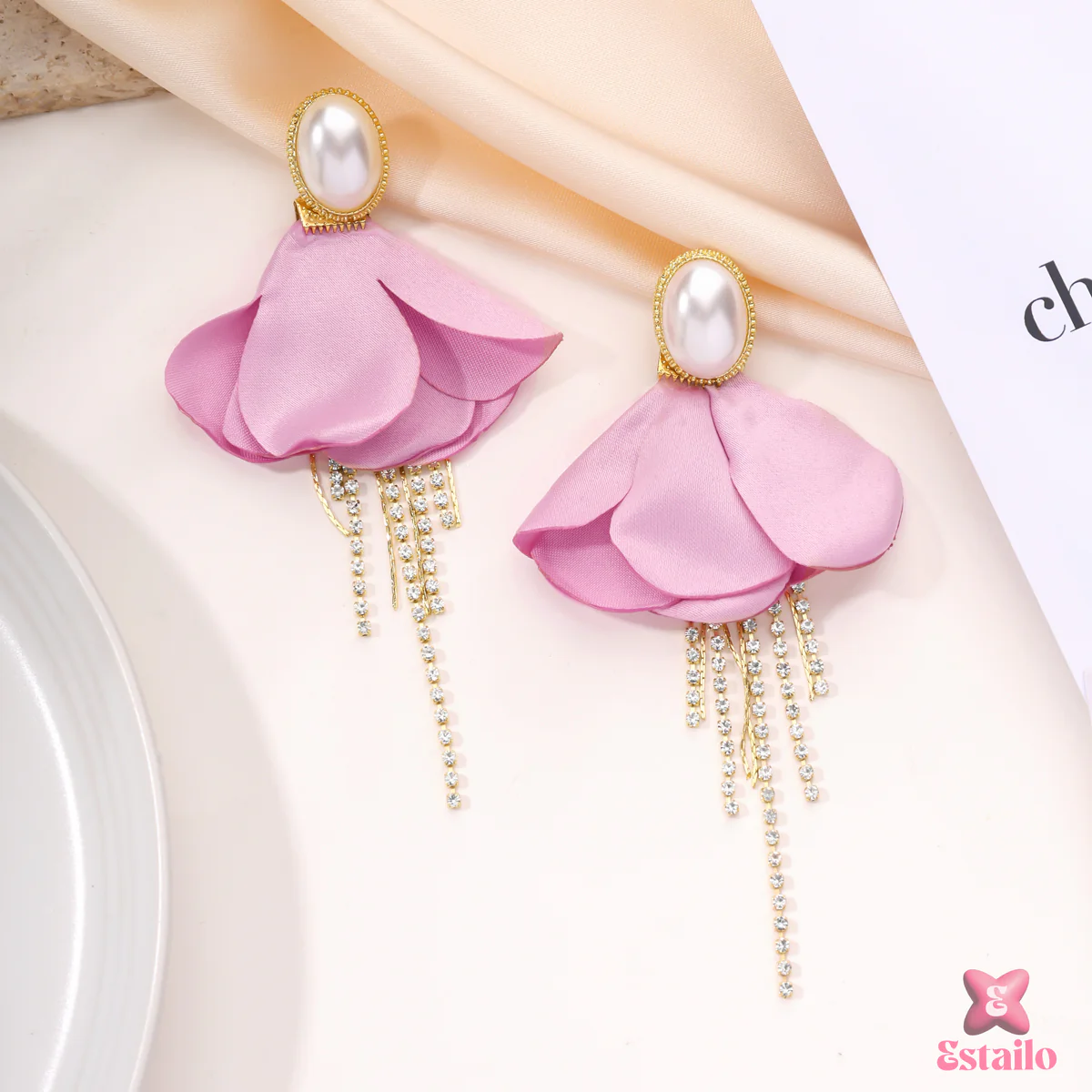 Blossom Tassel Earrings - Image 4