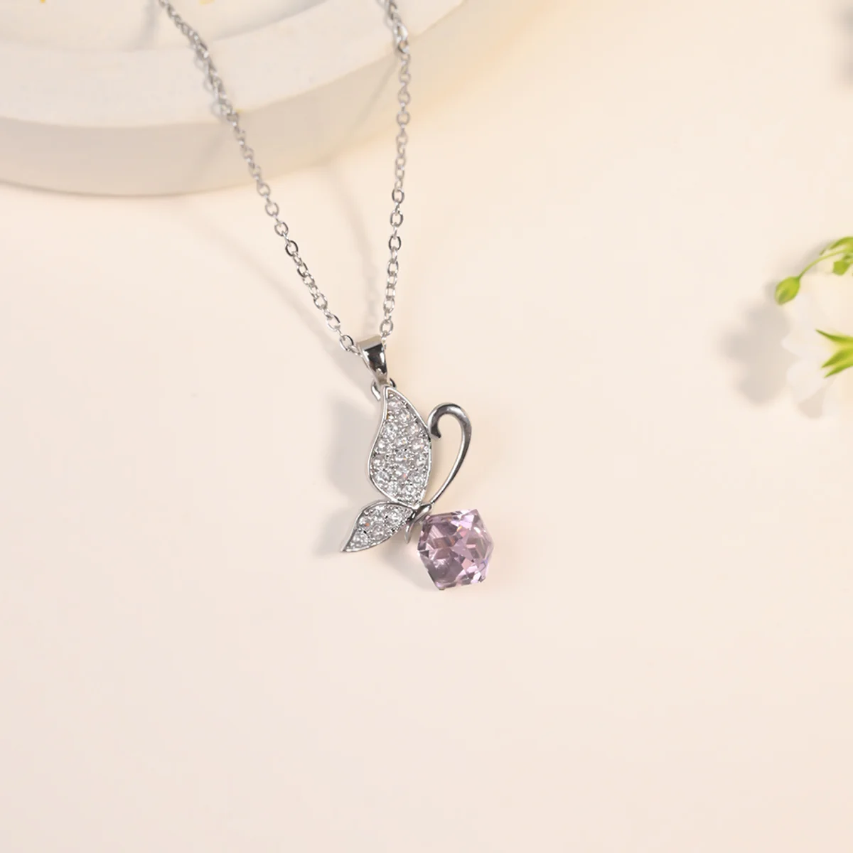 Blush Flap Necklace