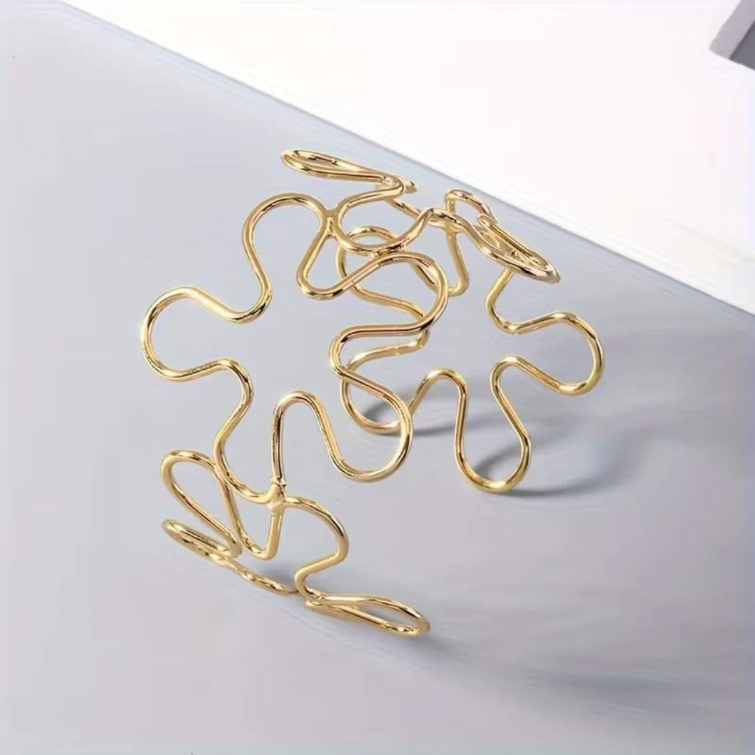 Bohemian Golden Arm Cuff - Image 4