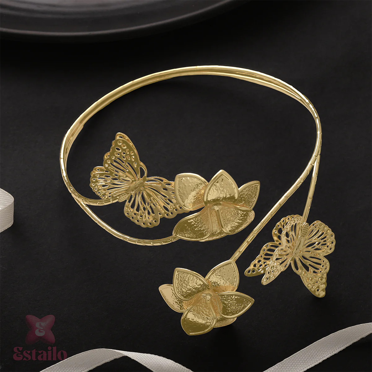 Butterfly and Blossom Arm cuff - Image 3