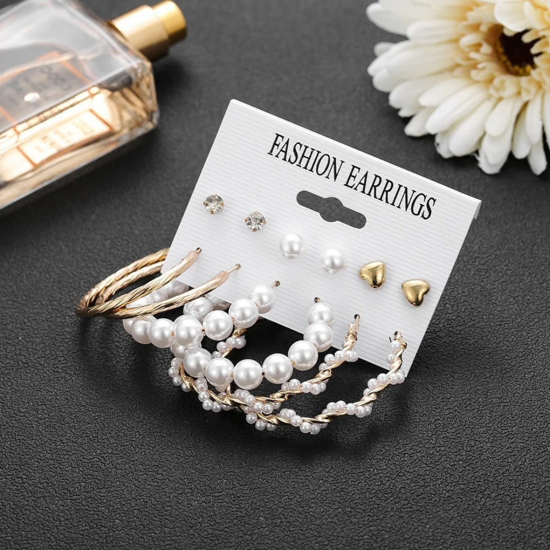 Chic & Versatile Combo Earring - Image 4