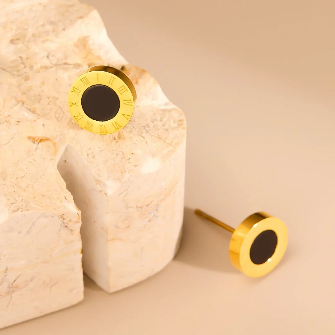 Chrono Chic Studs Earring - Image 2