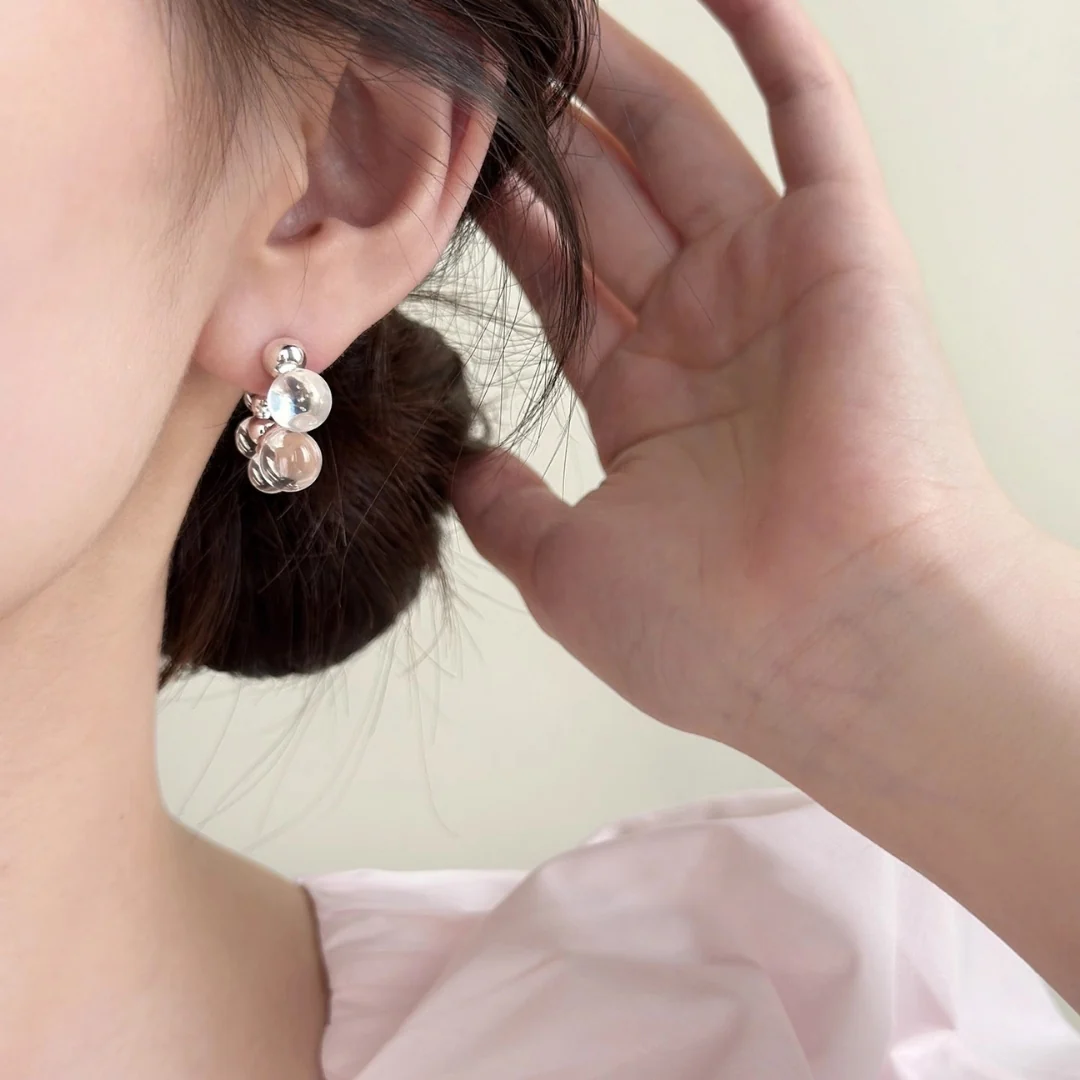 Clear Skies Hoops Earrings - Image 3