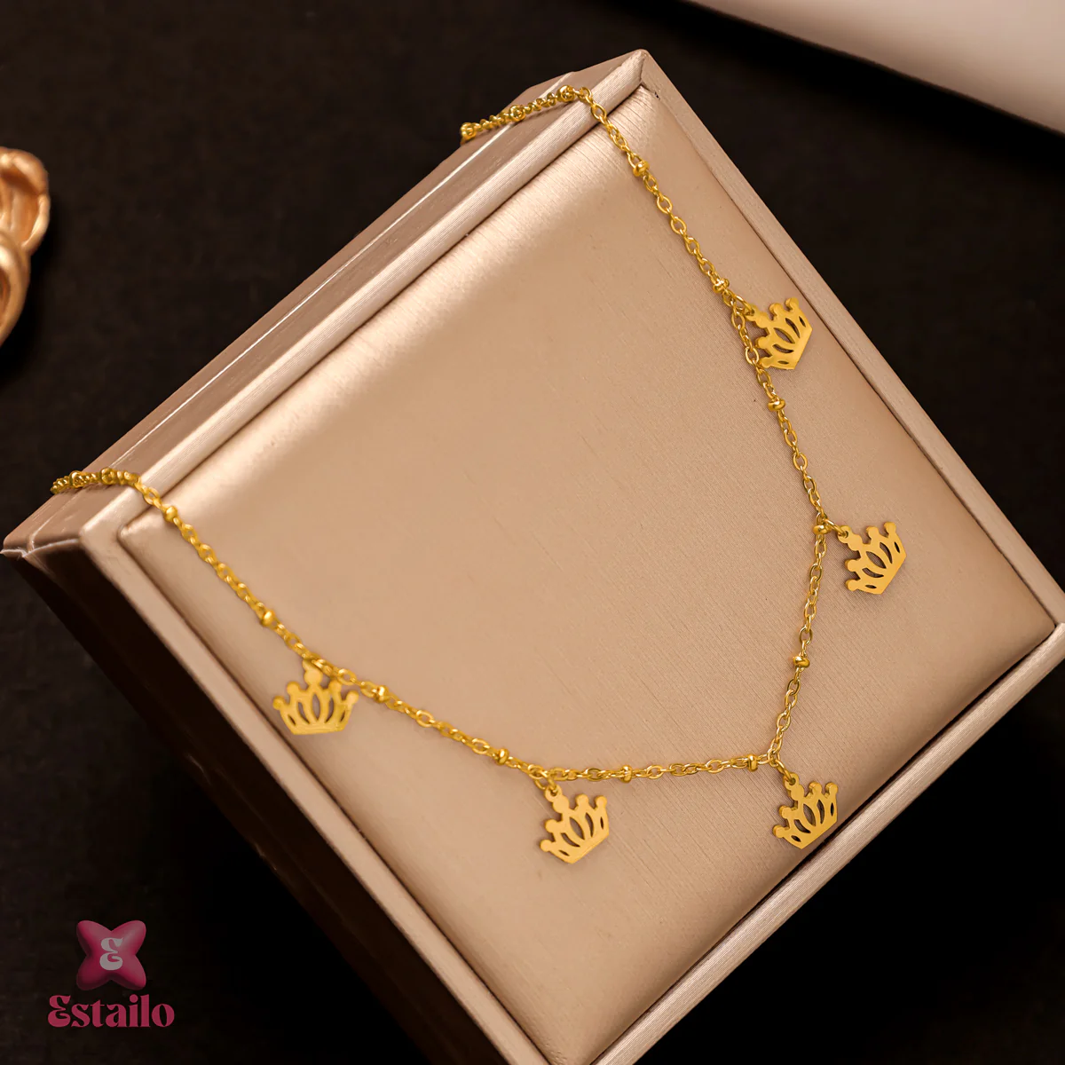 Crowned Elegance Necklace - Image 2
