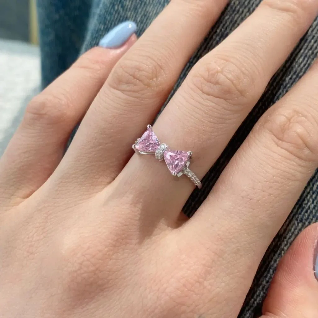 Crystal Gem Butterfly Ring - Image 2