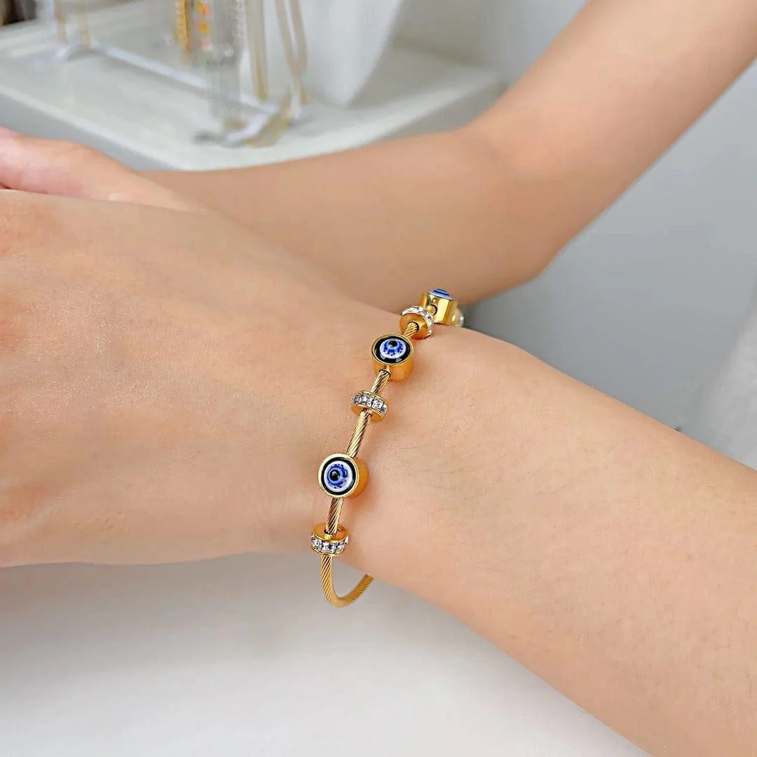 Cut The Crap Evil Eye Bracelet - Image 3