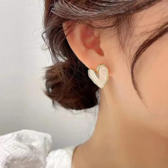 Cut The Crap Heart Earrings - Image 2
