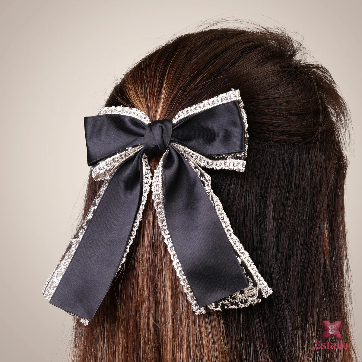 Eclipse Elegance Bow Clip - Image 2