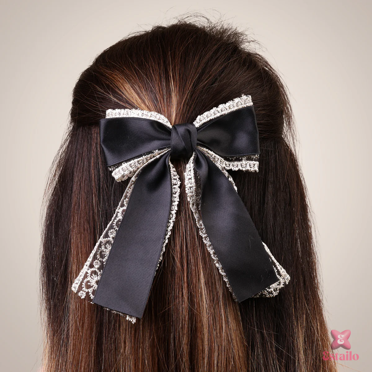 Eclipse Elegance Bow Clip - Image 4