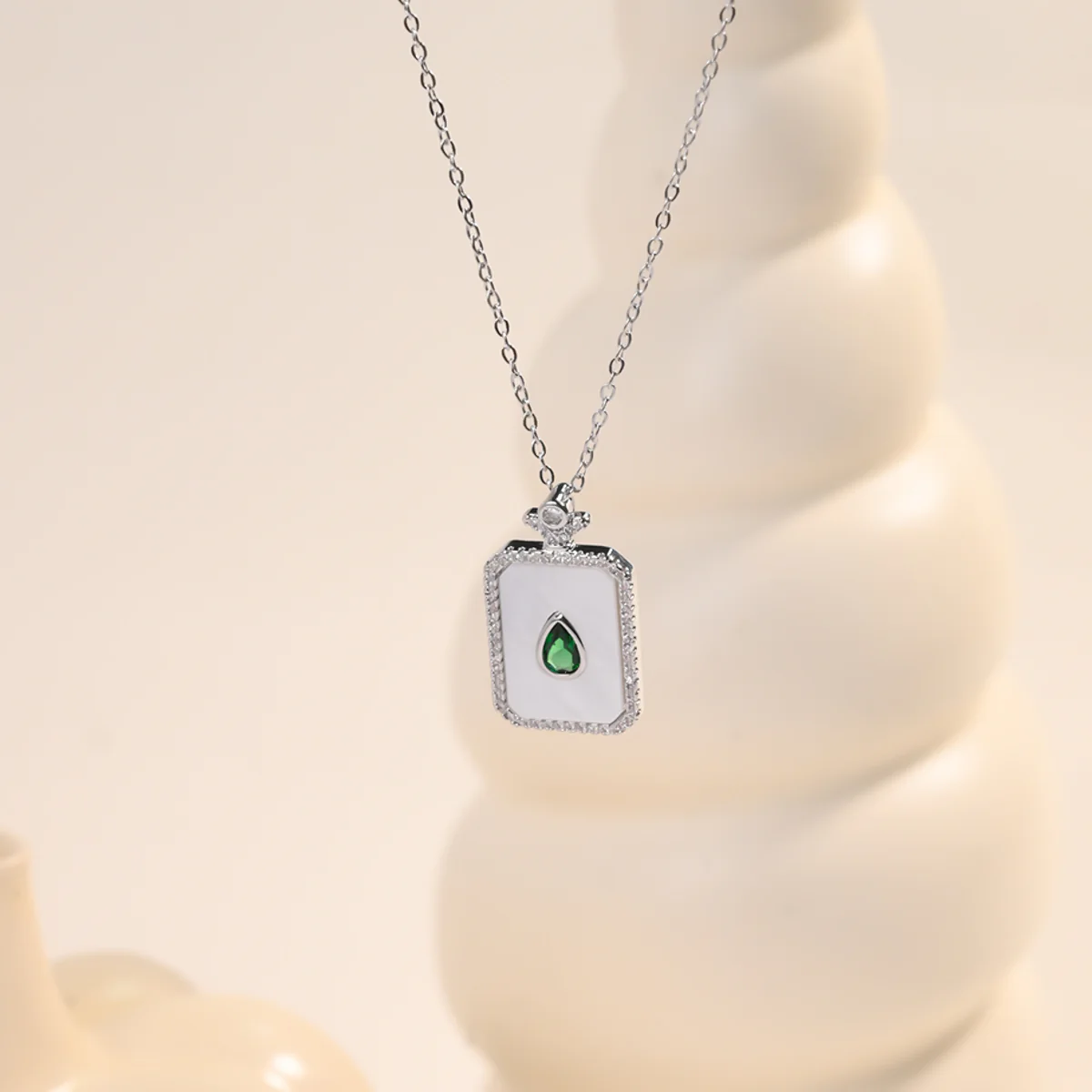 Emerald Drizzle Necklace - Image 2