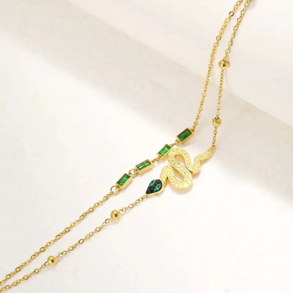 Emerald Serpent Bracelet - Image 5