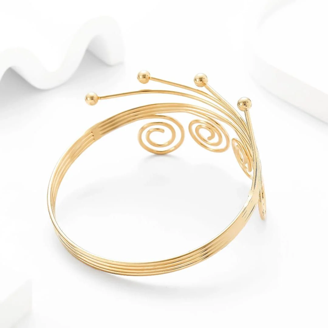 Ethnic Swirling Arm Cuff - Image 4