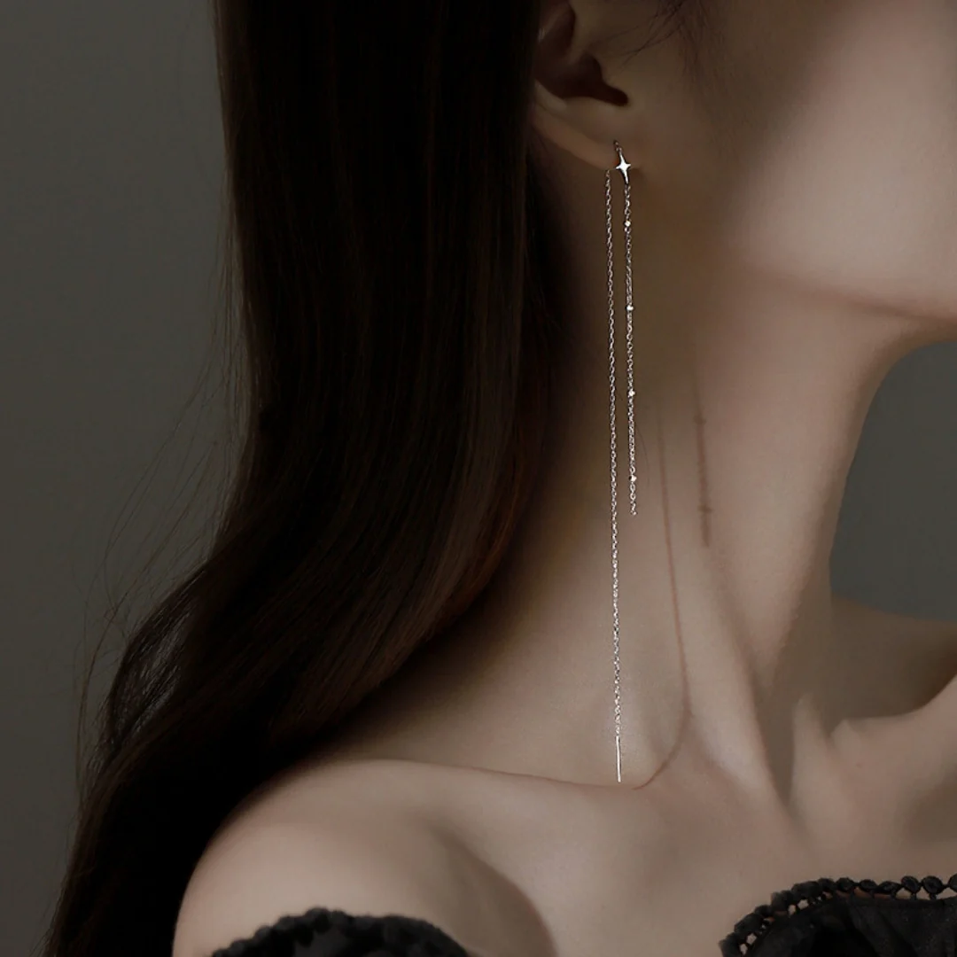 Etoile Threaders Earrings - Image 2