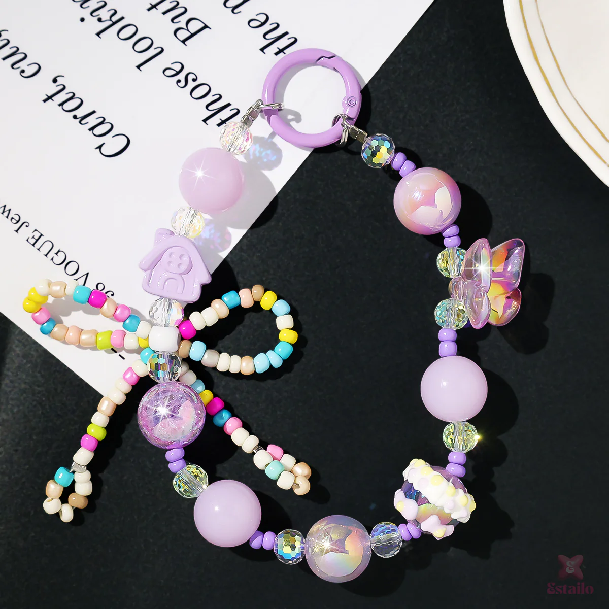 Fairy Bow Flutter Phone Charm