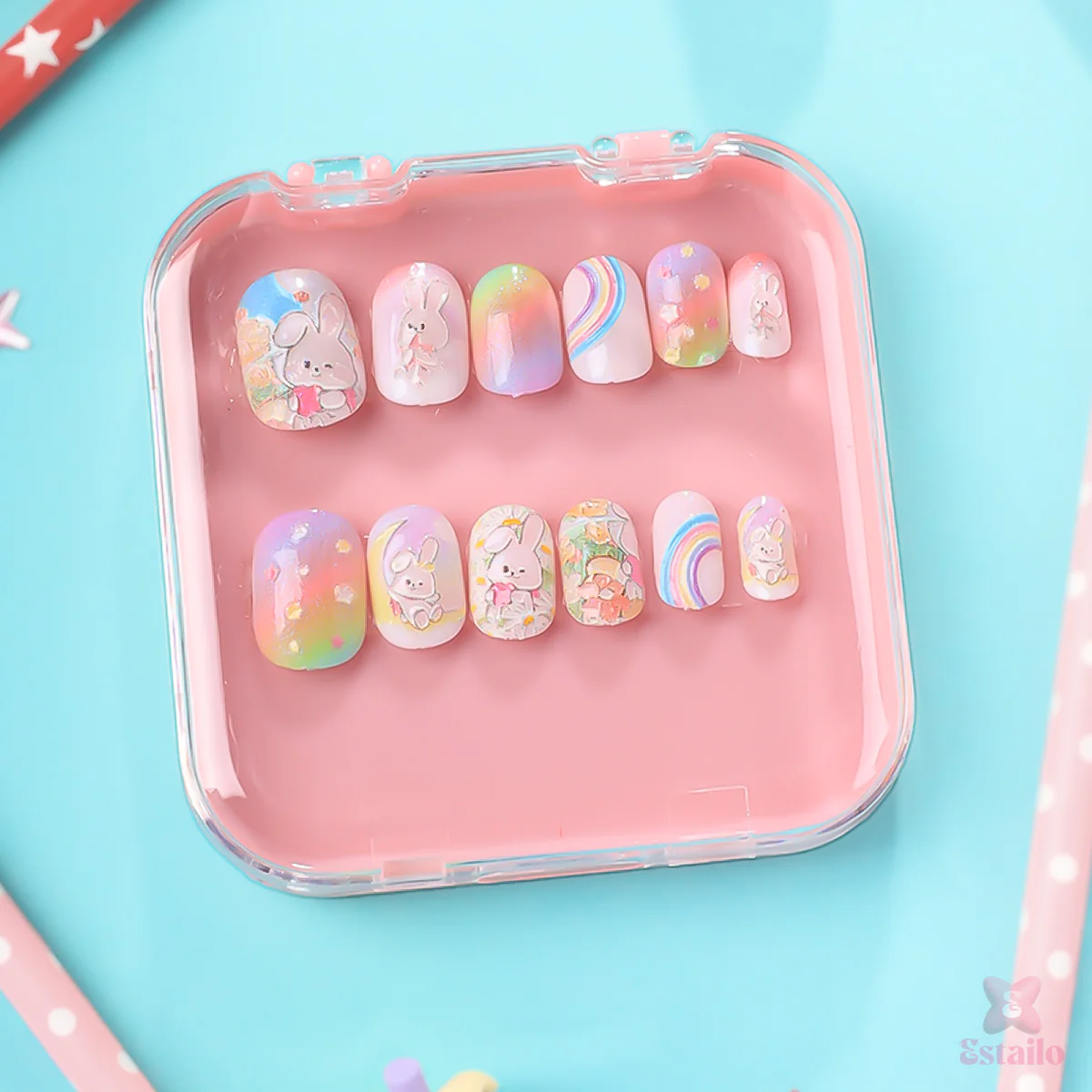 Fairy Bun Nail Extension for Kids - Image 2