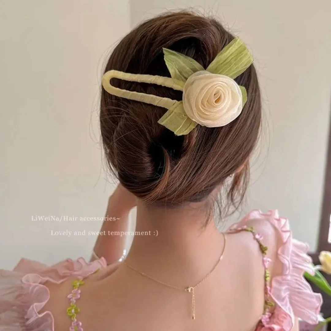 Flower Grip Hair Clip - Image 5
