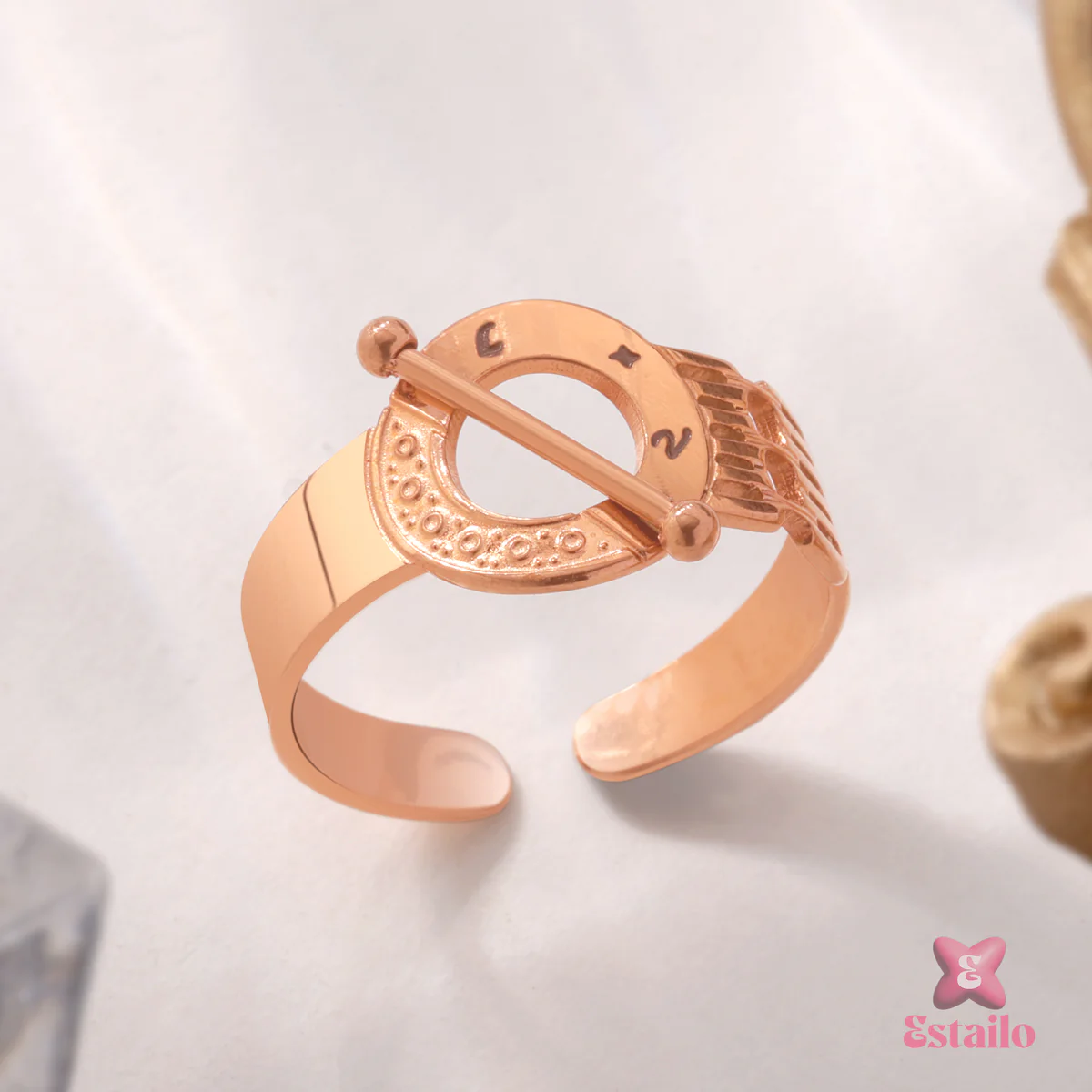 Modern Meridian Ring