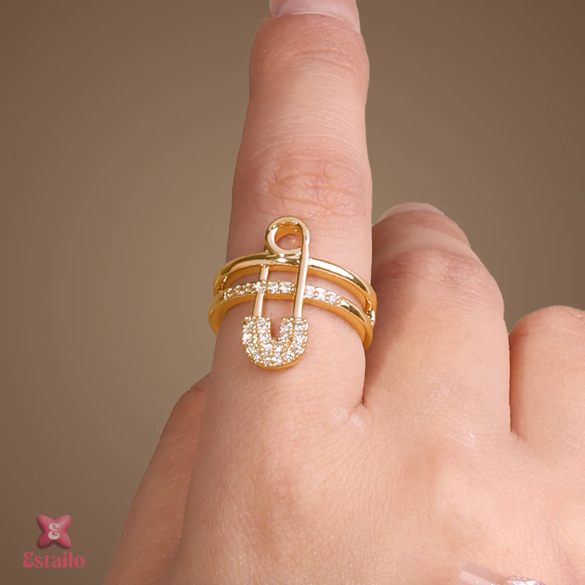 Gilded Pin Ring - Image 2