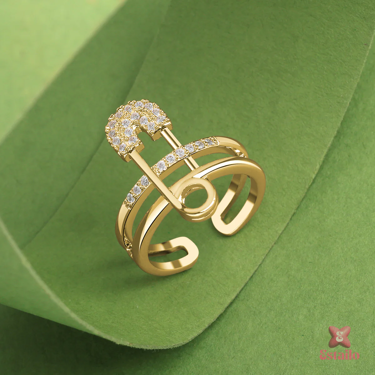 Gilded Pin Ring - Image 3