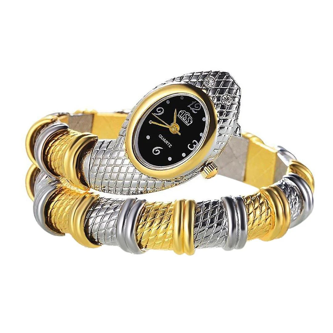 Gilded Serpenti Watch Bracelet - Image 3