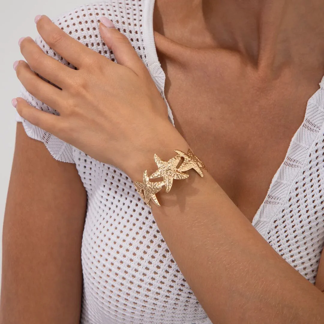 Gilded Starfish Bracelet - Image 2