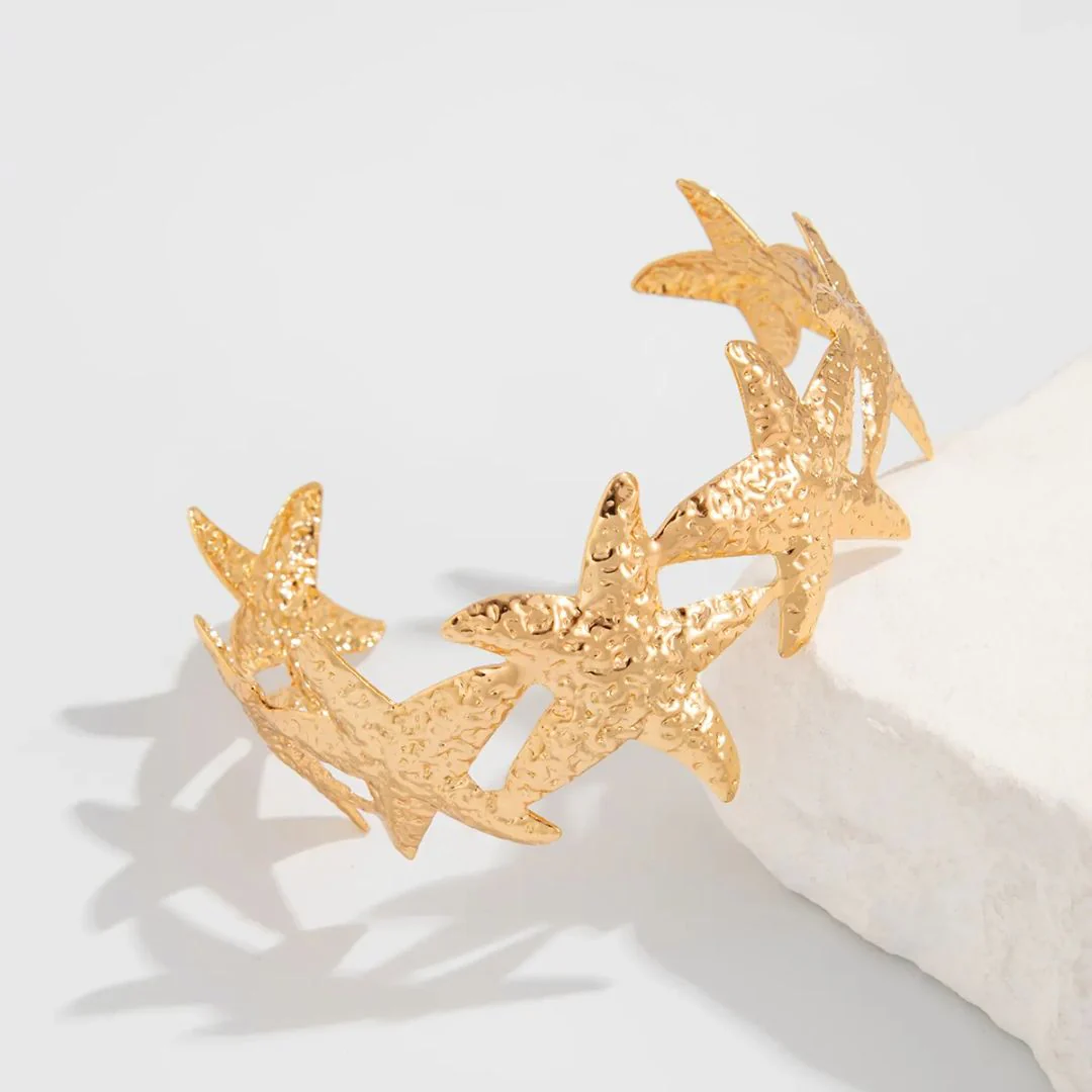 Gilded Starfish Bracelet - Image 3
