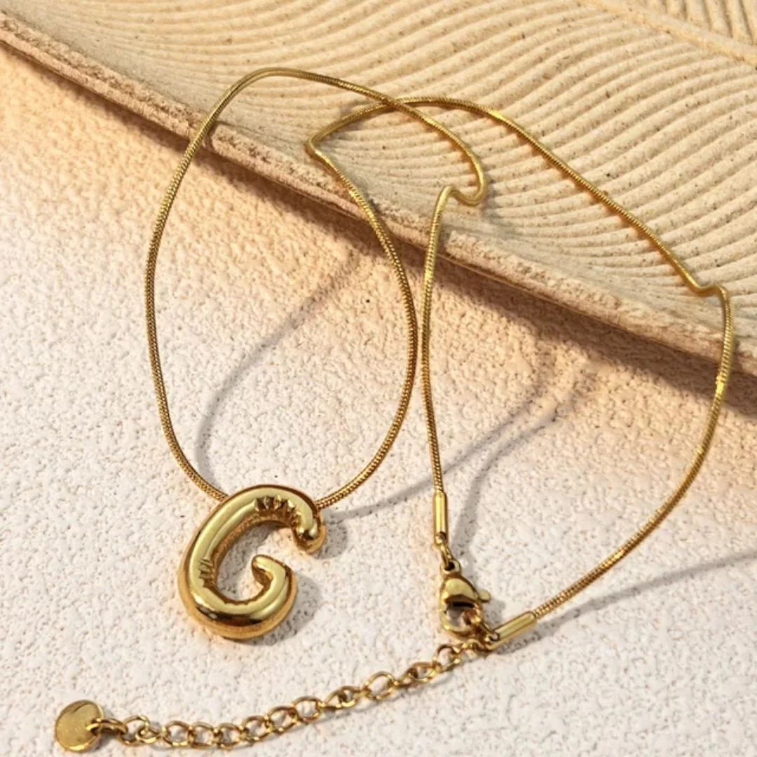 Glam G Initial Necklace - Image 3