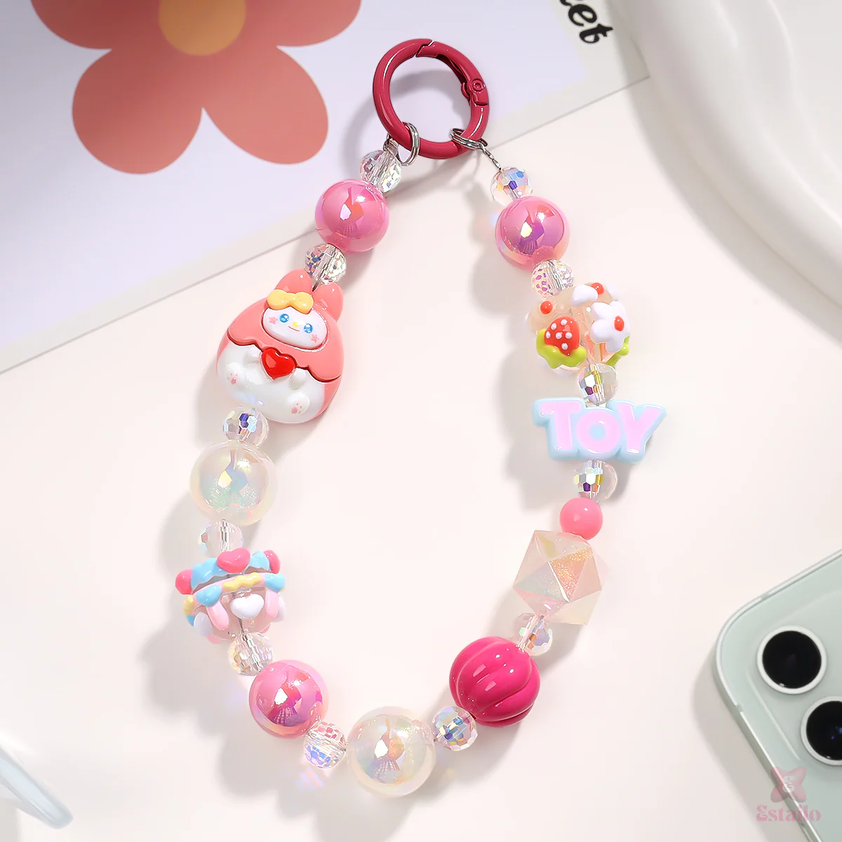 Glitter Joy Phone Charm - Image 3