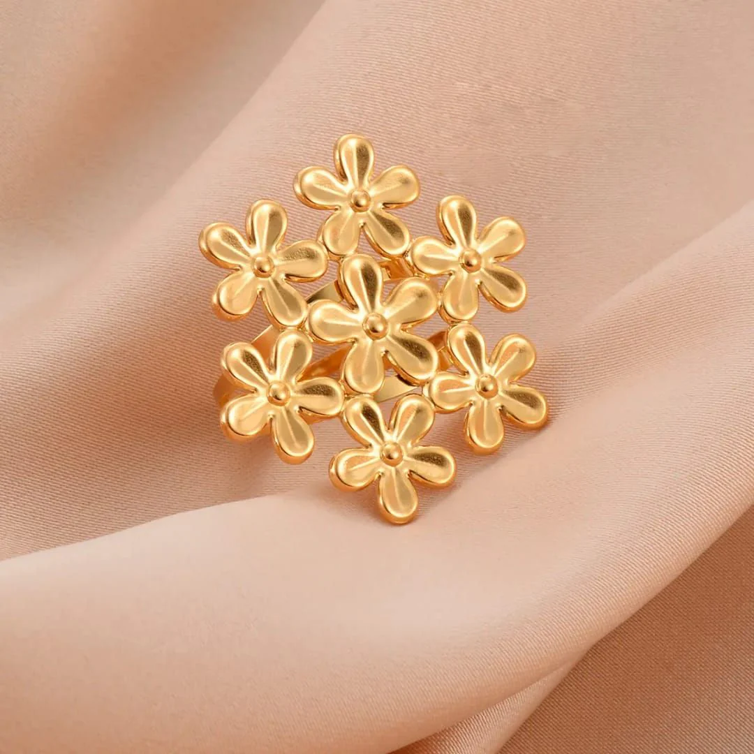 Golden Bloom Ring