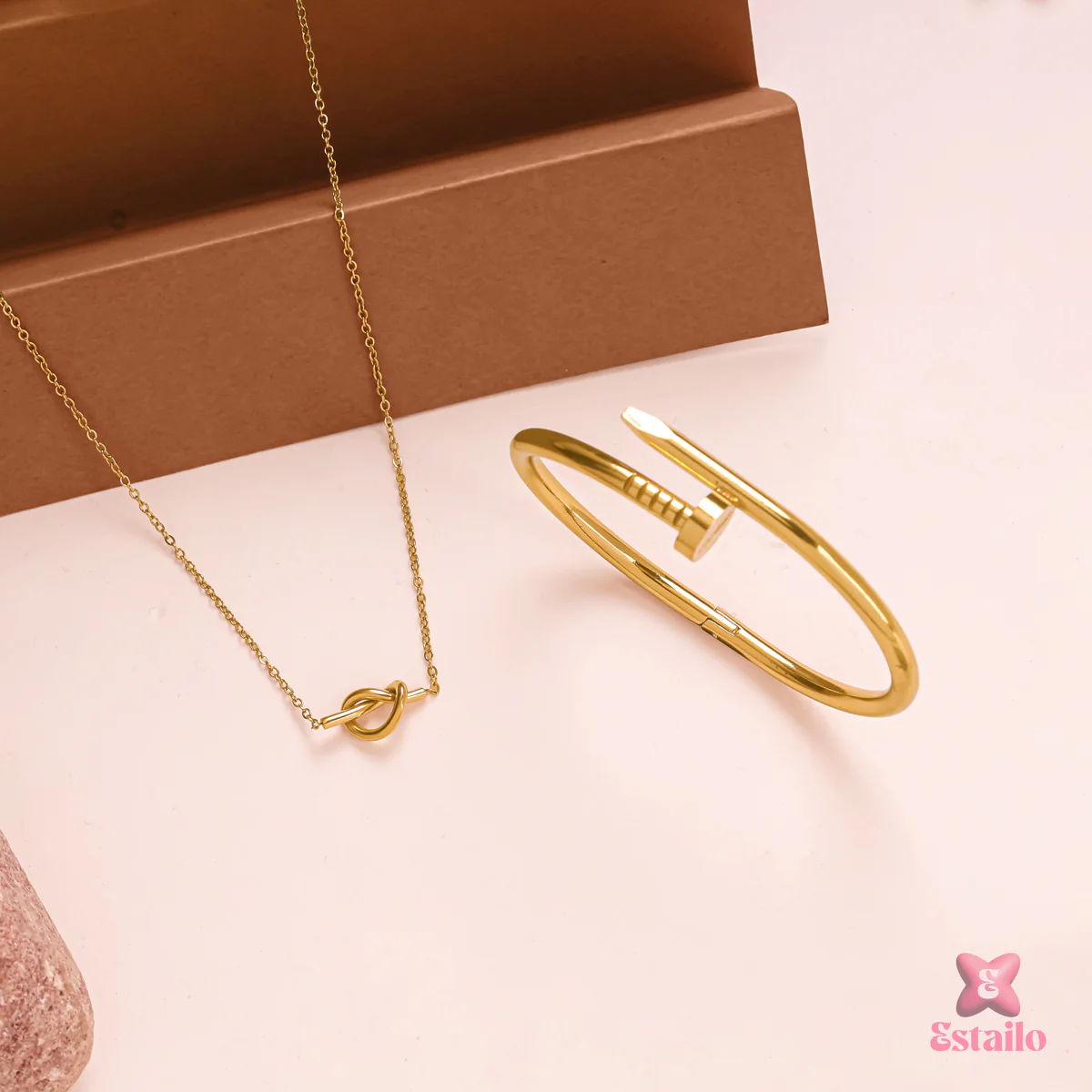 Golden Cuff & Link Set - Image 6