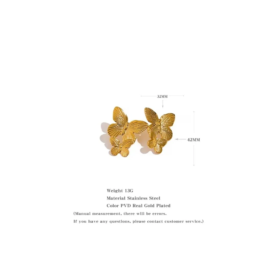 Golden Flutter Earring - Image 5