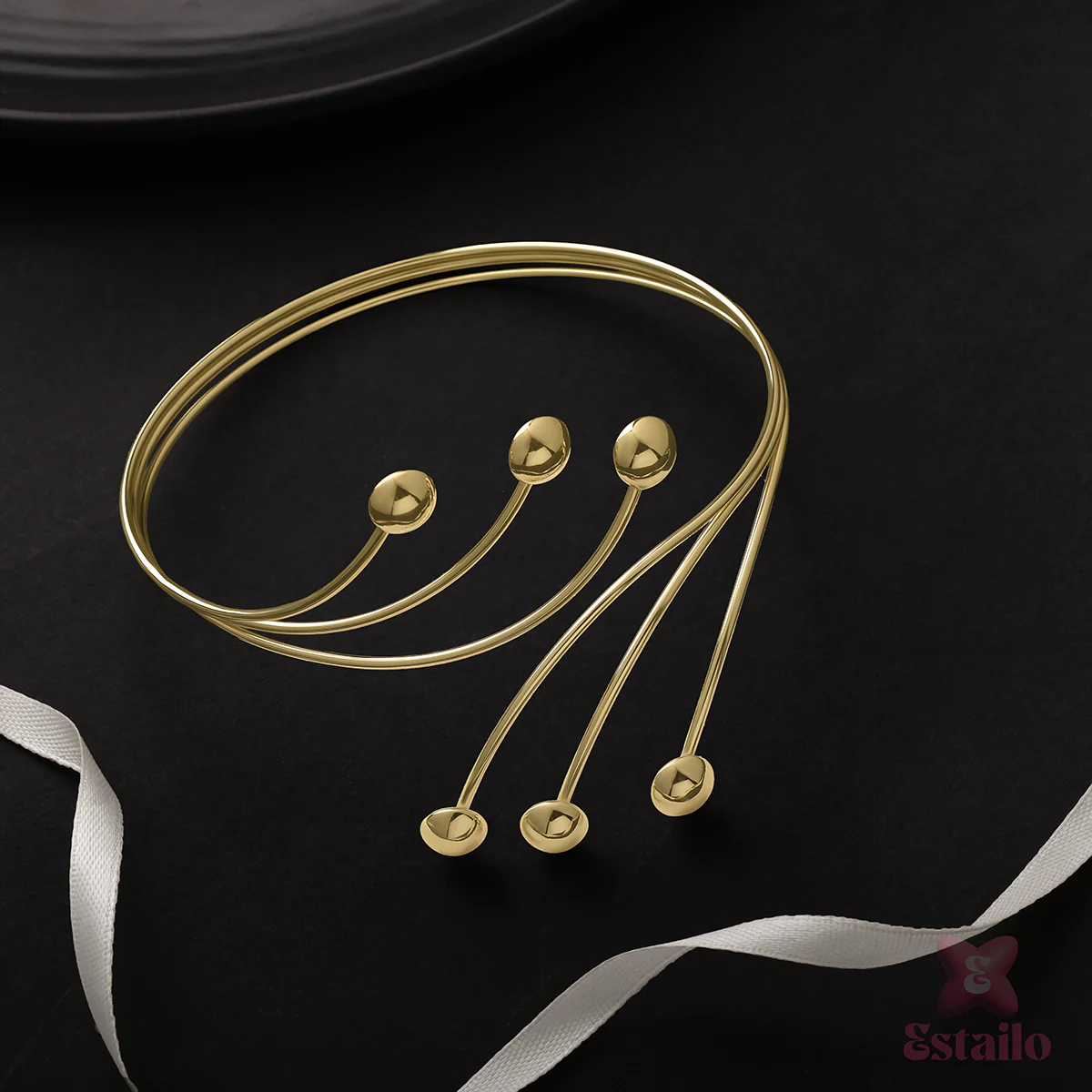 Golden Glissando Arm Cuff - Image 3