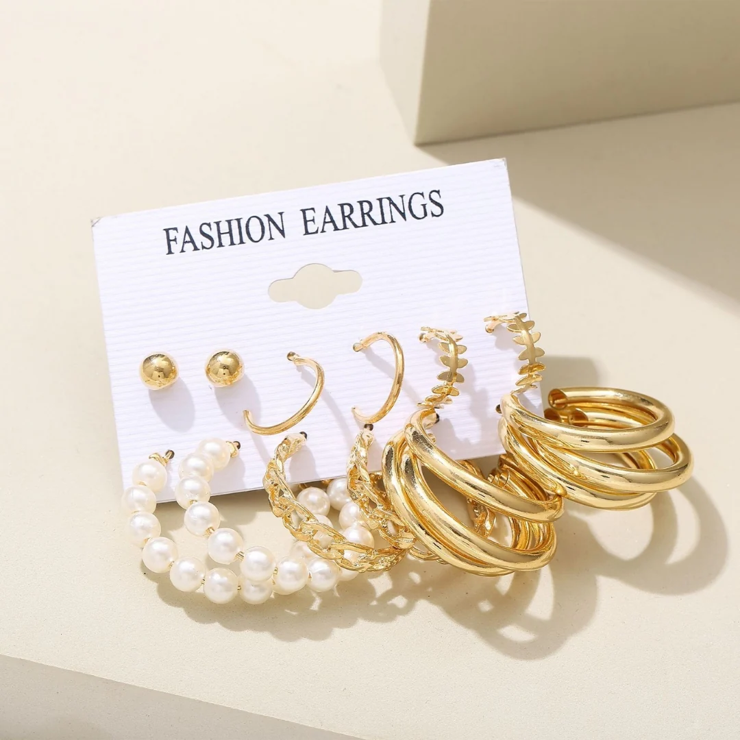 Golden Goddess Combo Earring - Image 2