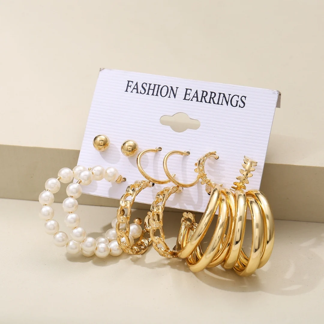 Golden Goddess Combo Earring - Image 3