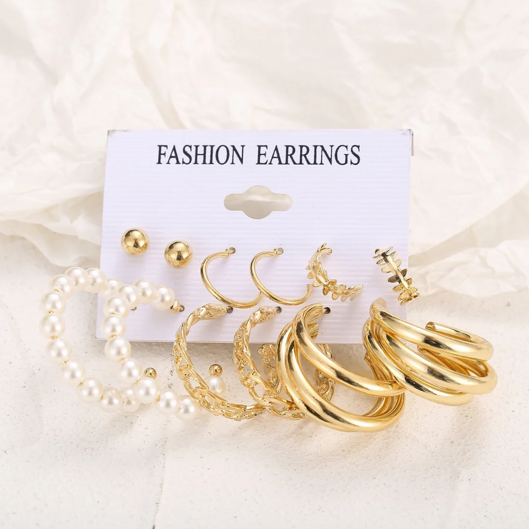 Golden Goddess Combo Earring - Image 4