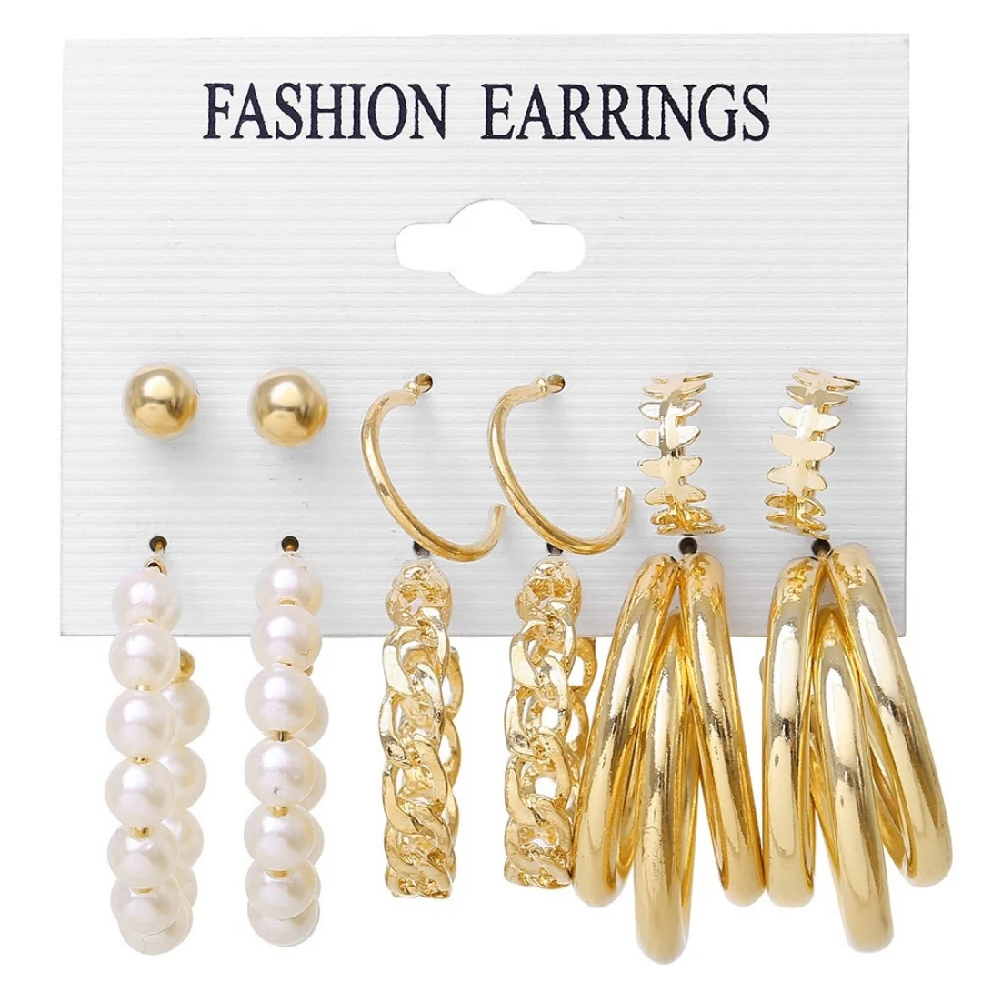 Golden Goddess Combo Earring - Image 5