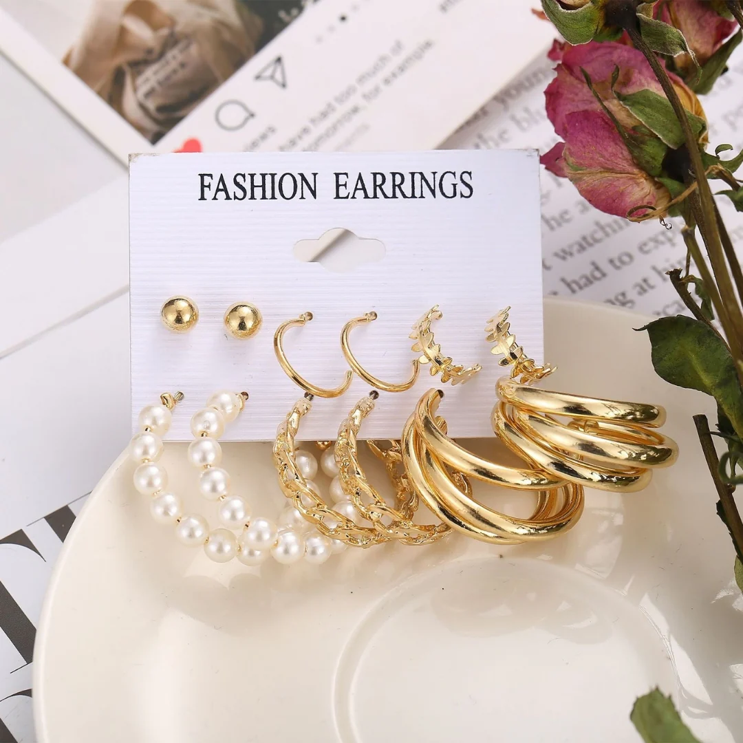 Golden Goddess Combo Earring - Image 6