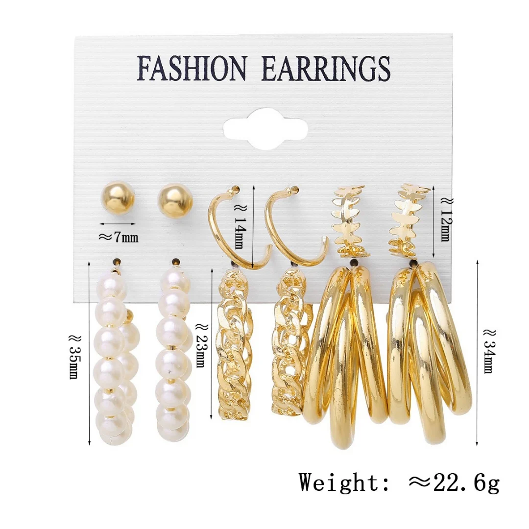 Golden Goddess Combo Earring - Image 8
