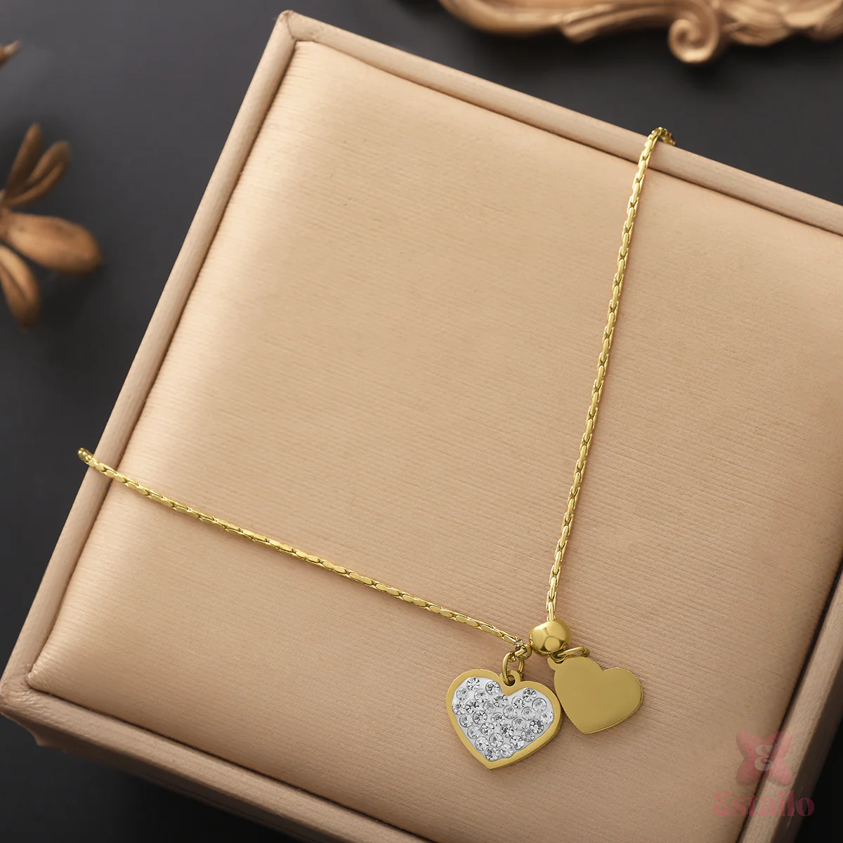 Golden Legacy Heart Necklace - Image 2