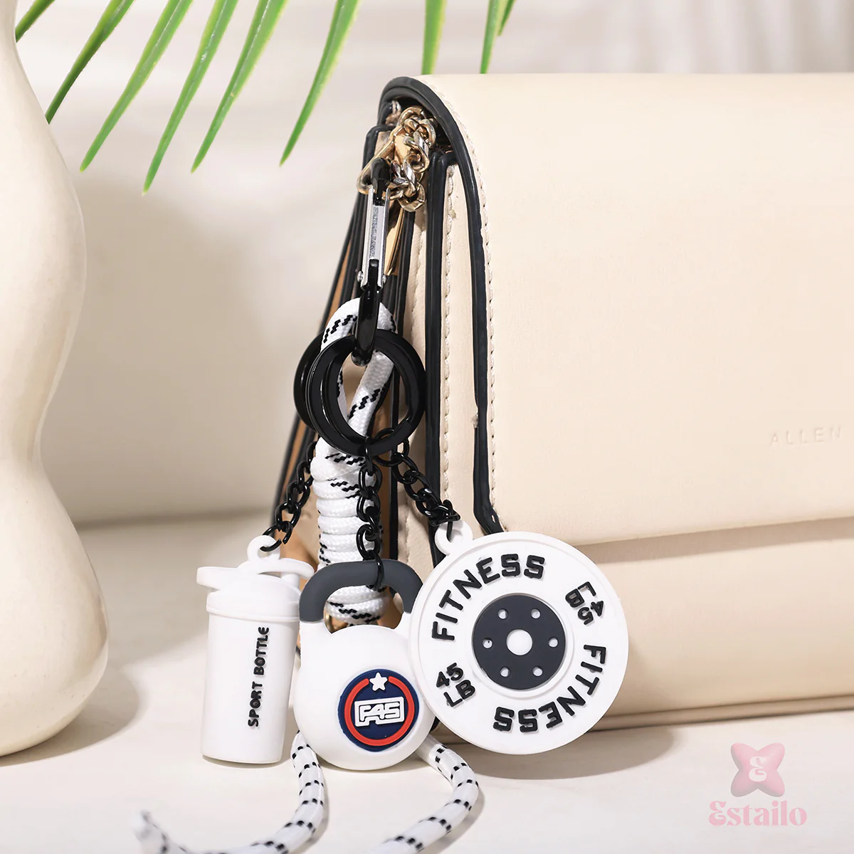 Gym Goals Bag Charm - Image 3