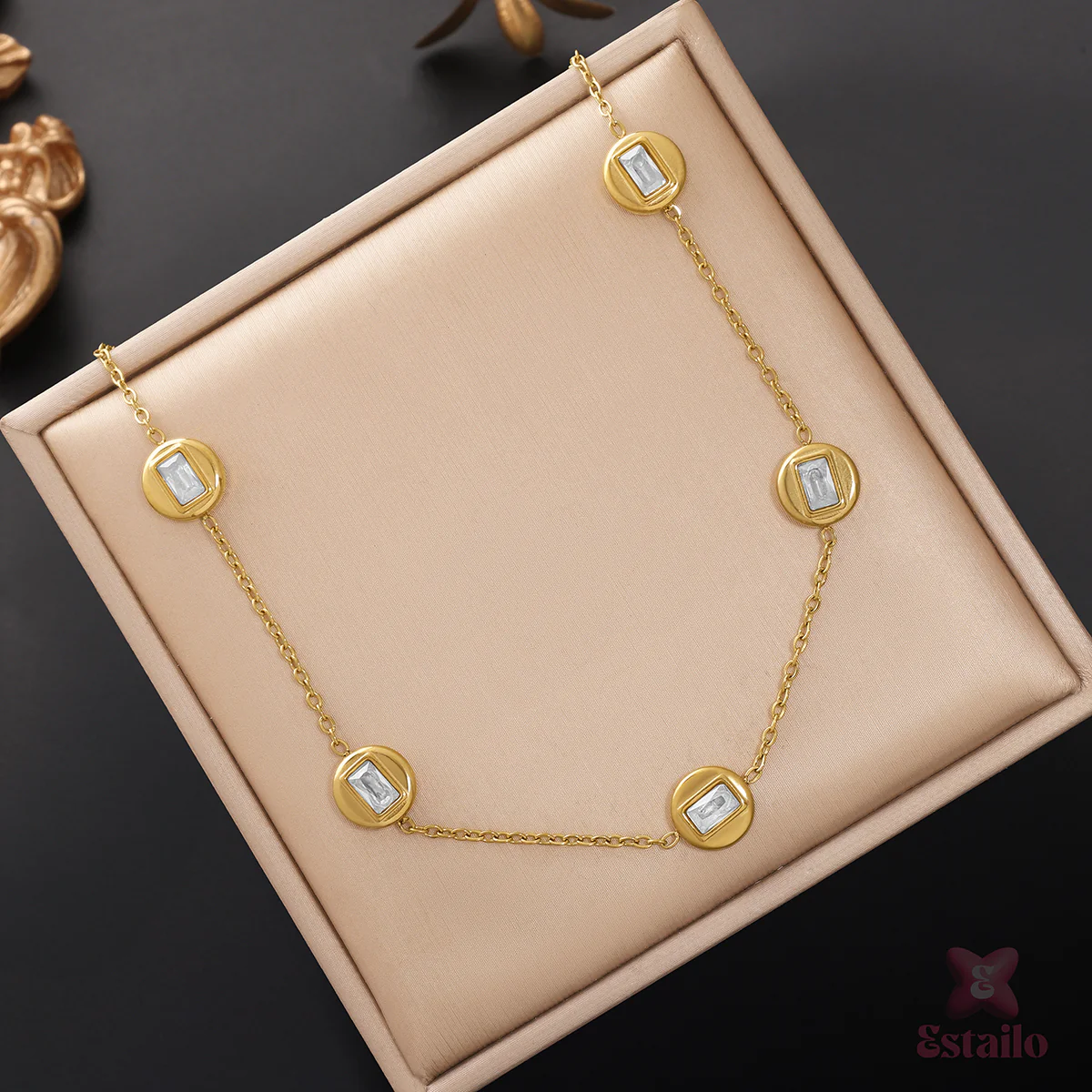 Halo Charm Necklace - Image 2