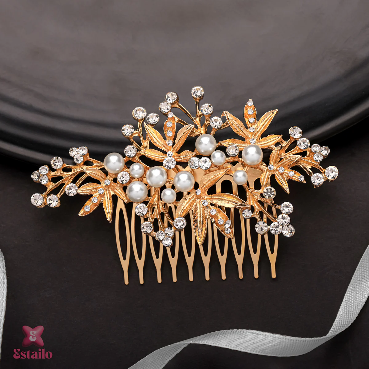 Heirloom Blossom Hair Comb
