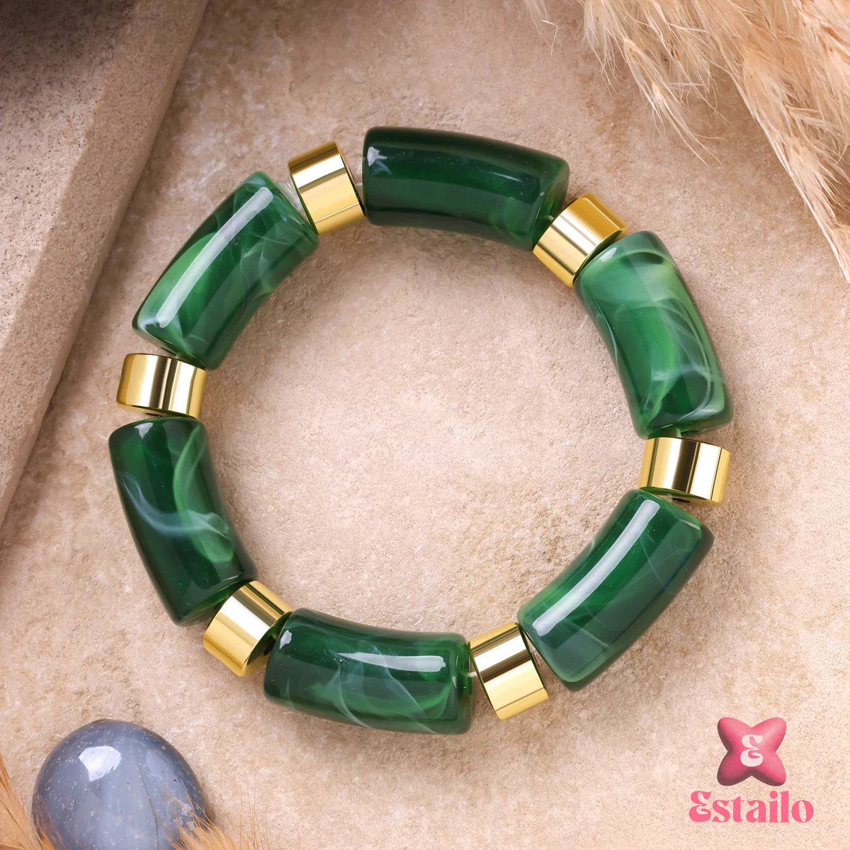 Jade Earthwork Bracelet