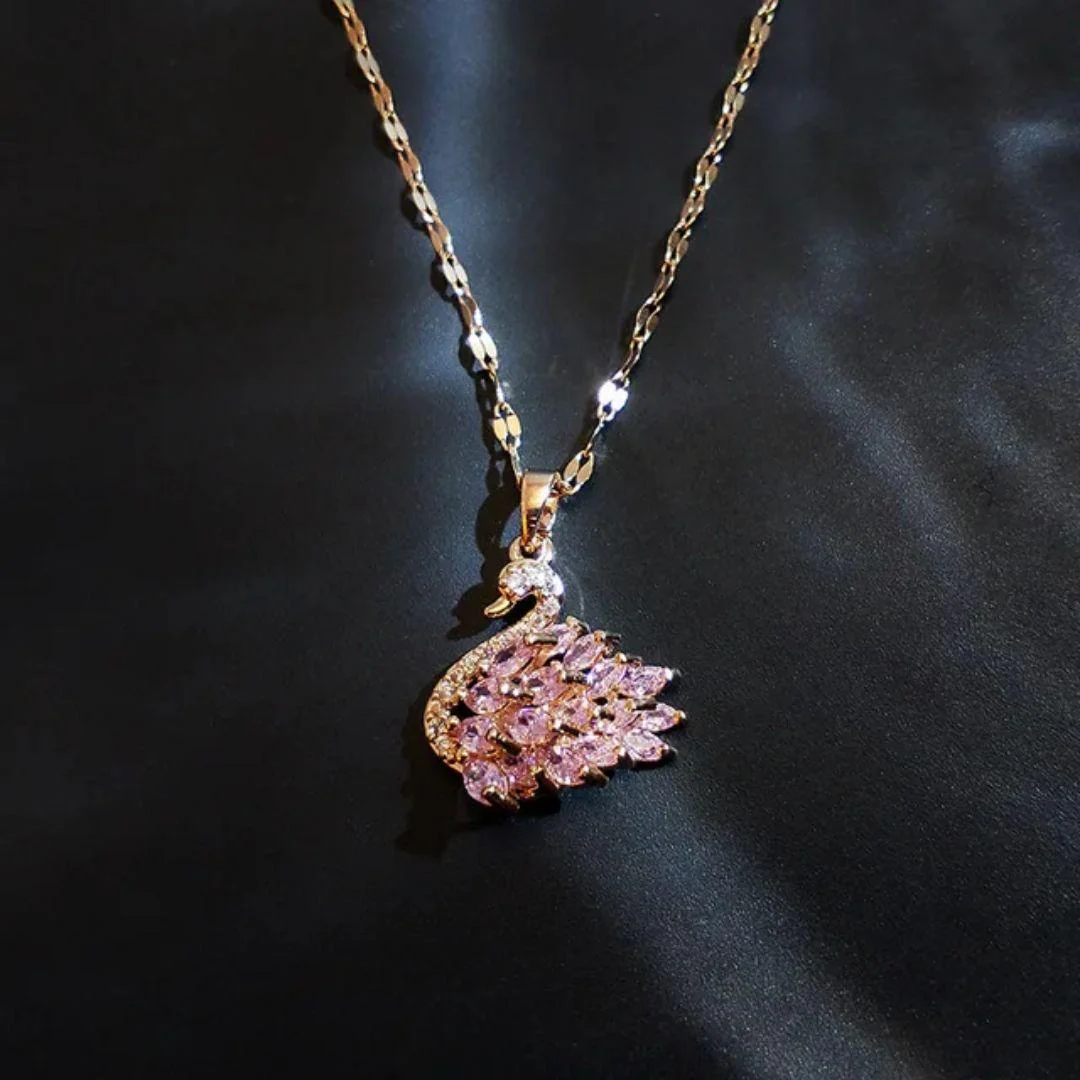 Lovey Dovey Swan Necklace - Image 2